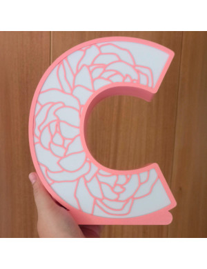 Letter night light