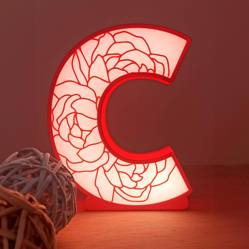 Letter night light