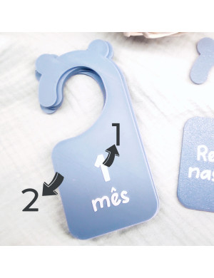 Baby clothing size tags