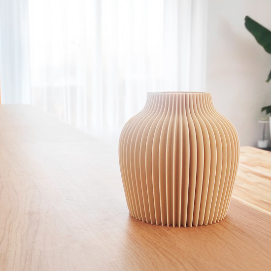 Modern Decorative Vase | Wave Design | 3 Sizes | Kashi